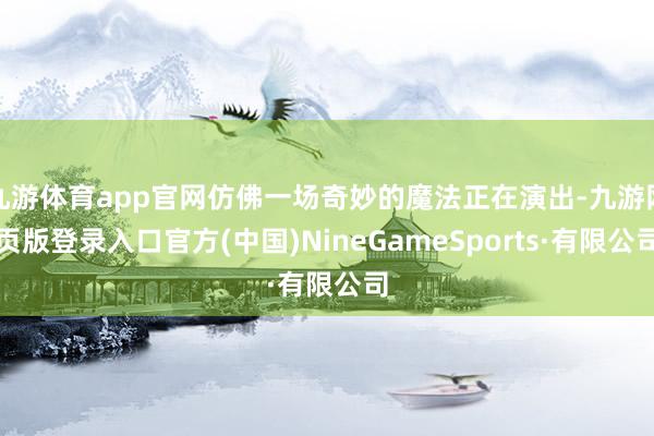 九游体育app官网仿佛一场奇妙的魔法正在演出-九游网页版登录入口官方(中国)NineGameSports·有限公司