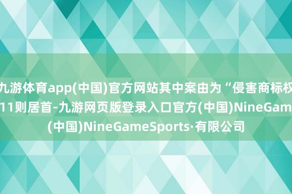 九游体育app(中国)官方网站其中案由为“侵害商标权纠纷”的公告以4211则居首-九游网页版登录入口官方(中国)NineGameSports·有限公司